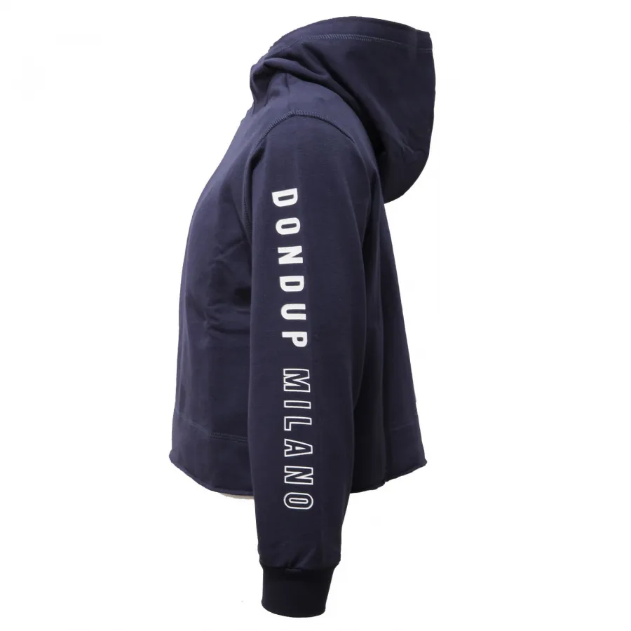 5065AC felpa bimbo boy DONDUP blue cotton sweatshirt