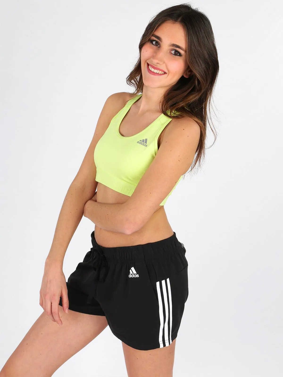 Adidas Alphaskin sport soutien-gorge vert