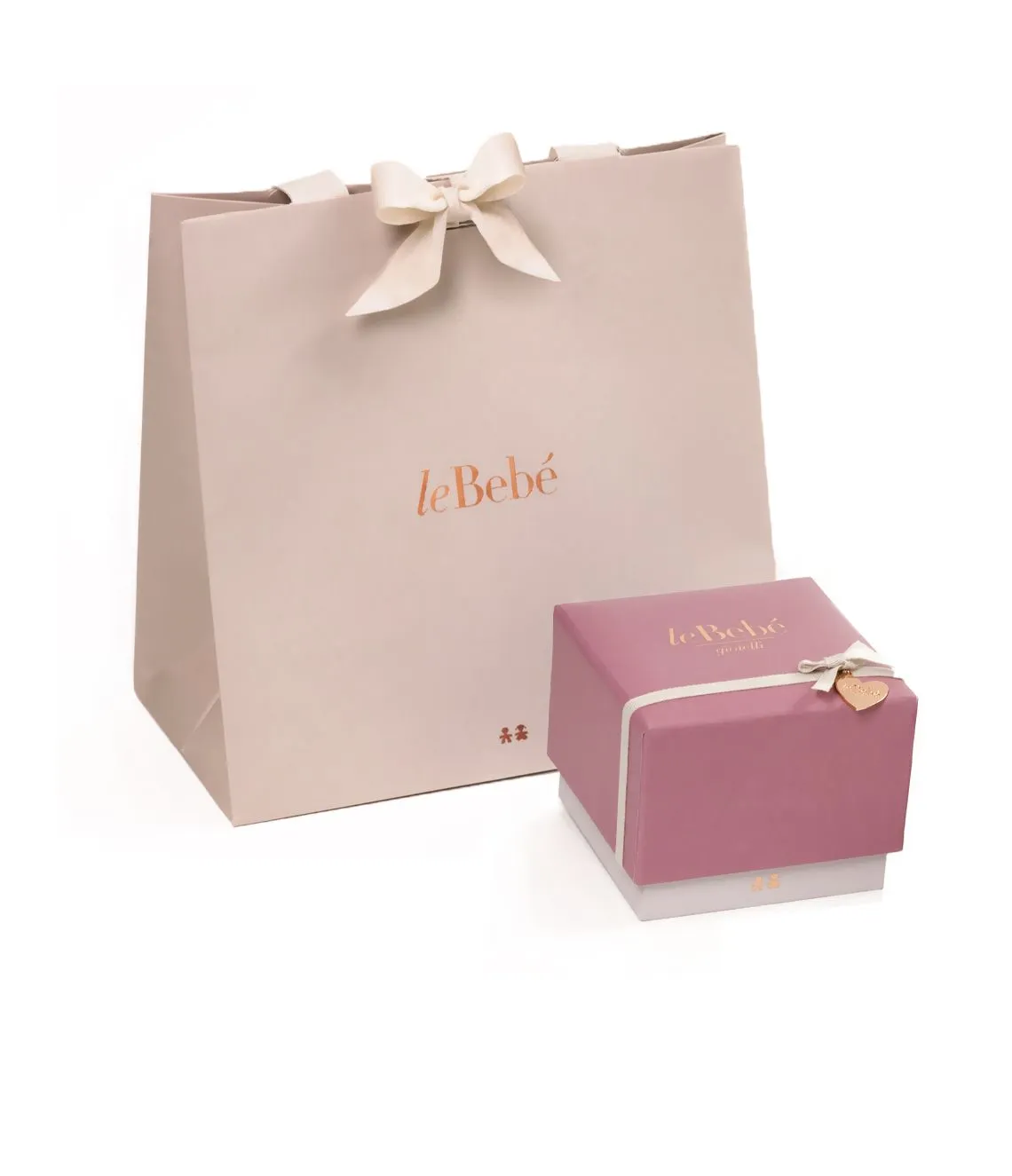 Anello Aperto in Oro Giallo con Bimba e Cuore Le Bebé – Les Petites