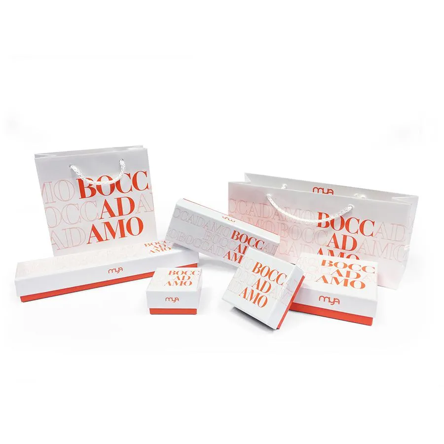 BOCCADAMO MYA Bracciale Rigido Dorato Smalto Blu