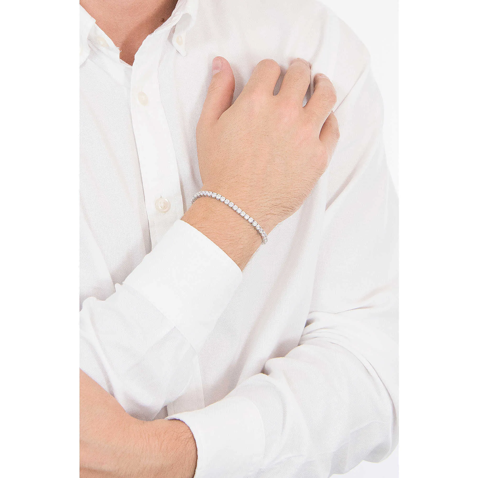 bracciale uomo gioielli Swarovski Tennis