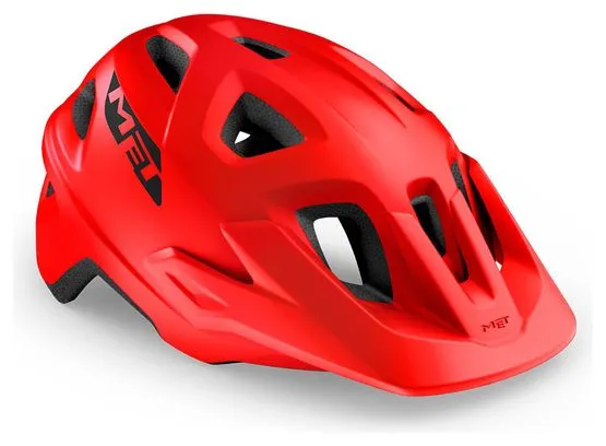 Casco All Mountain Met Echo Rosso Opaco