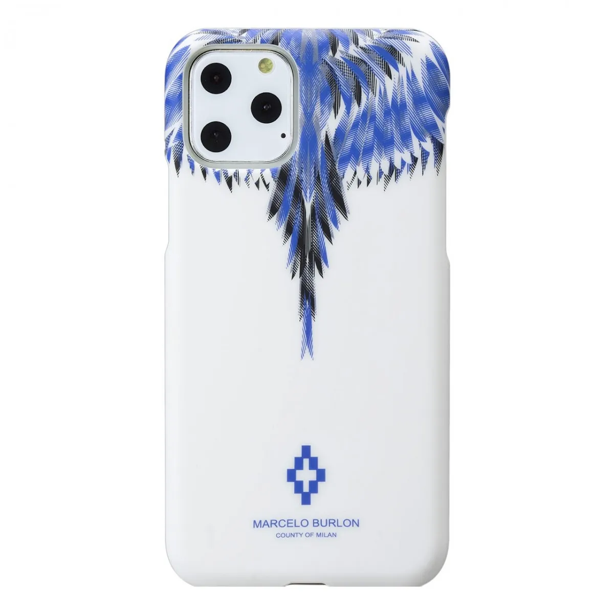 Cover Sharp White Blue iPhone 11 Pro Max, Bianco