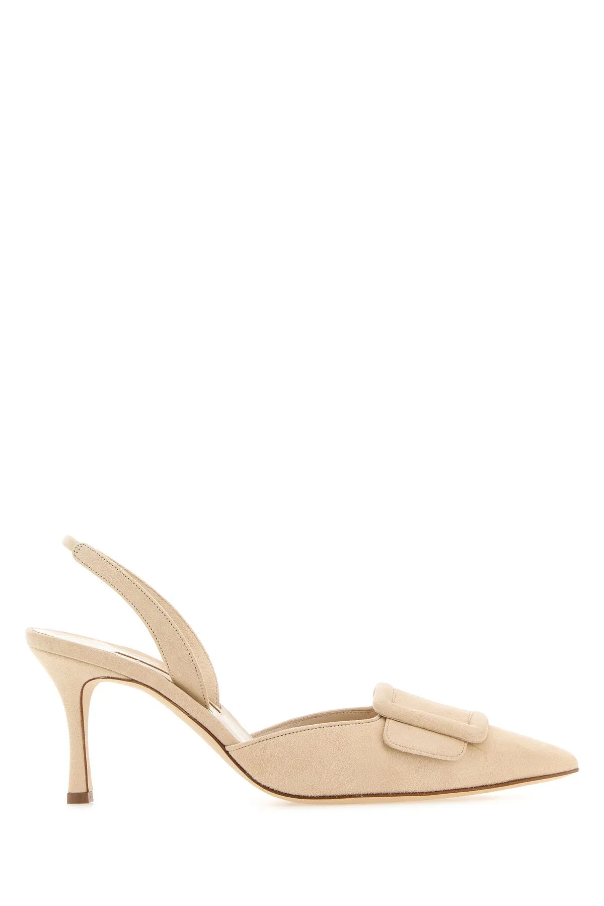Cream suede Maysli pumps    