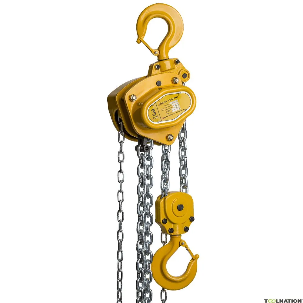 Delta DY.0.04403003 Paranco a catena a mano - 3 tonnellate - 3 metri