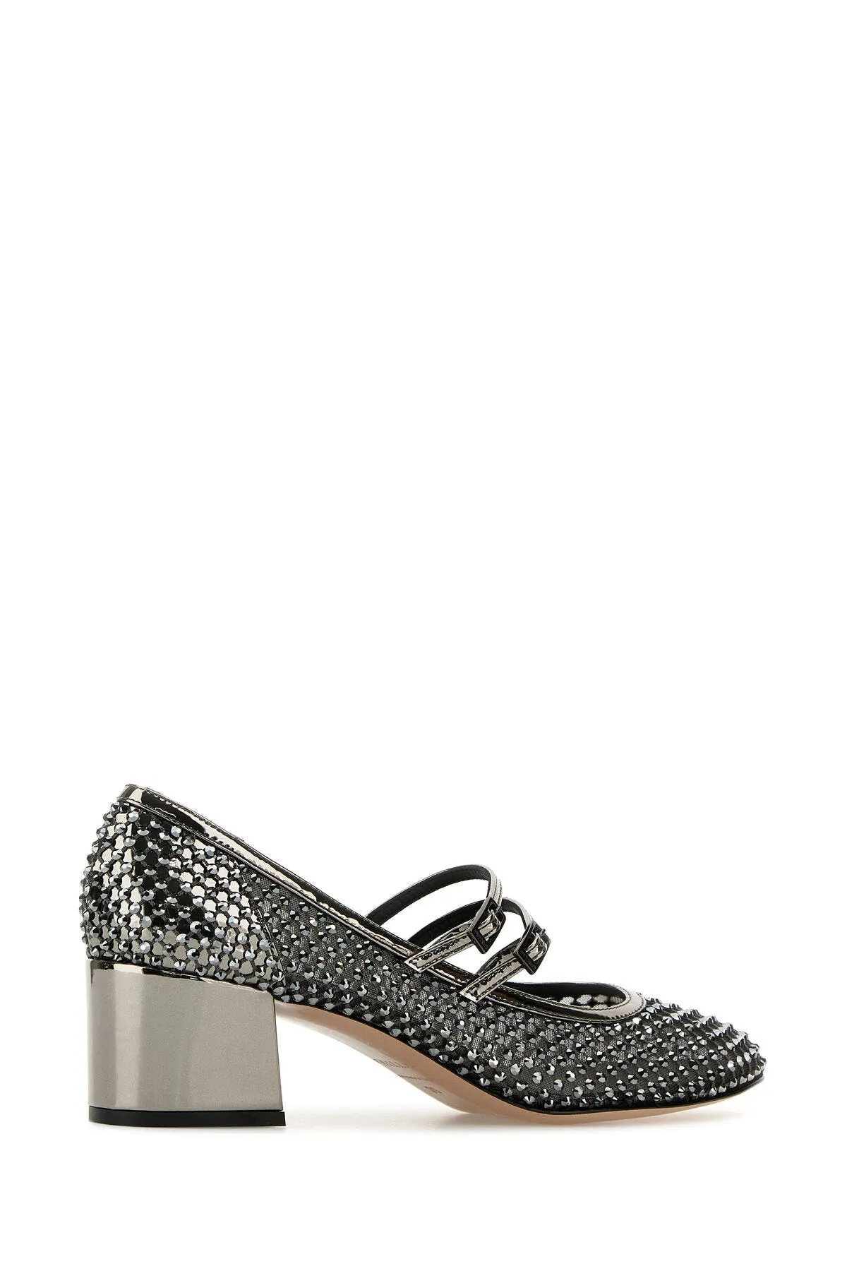 Embellished mesh Gilda pumps    