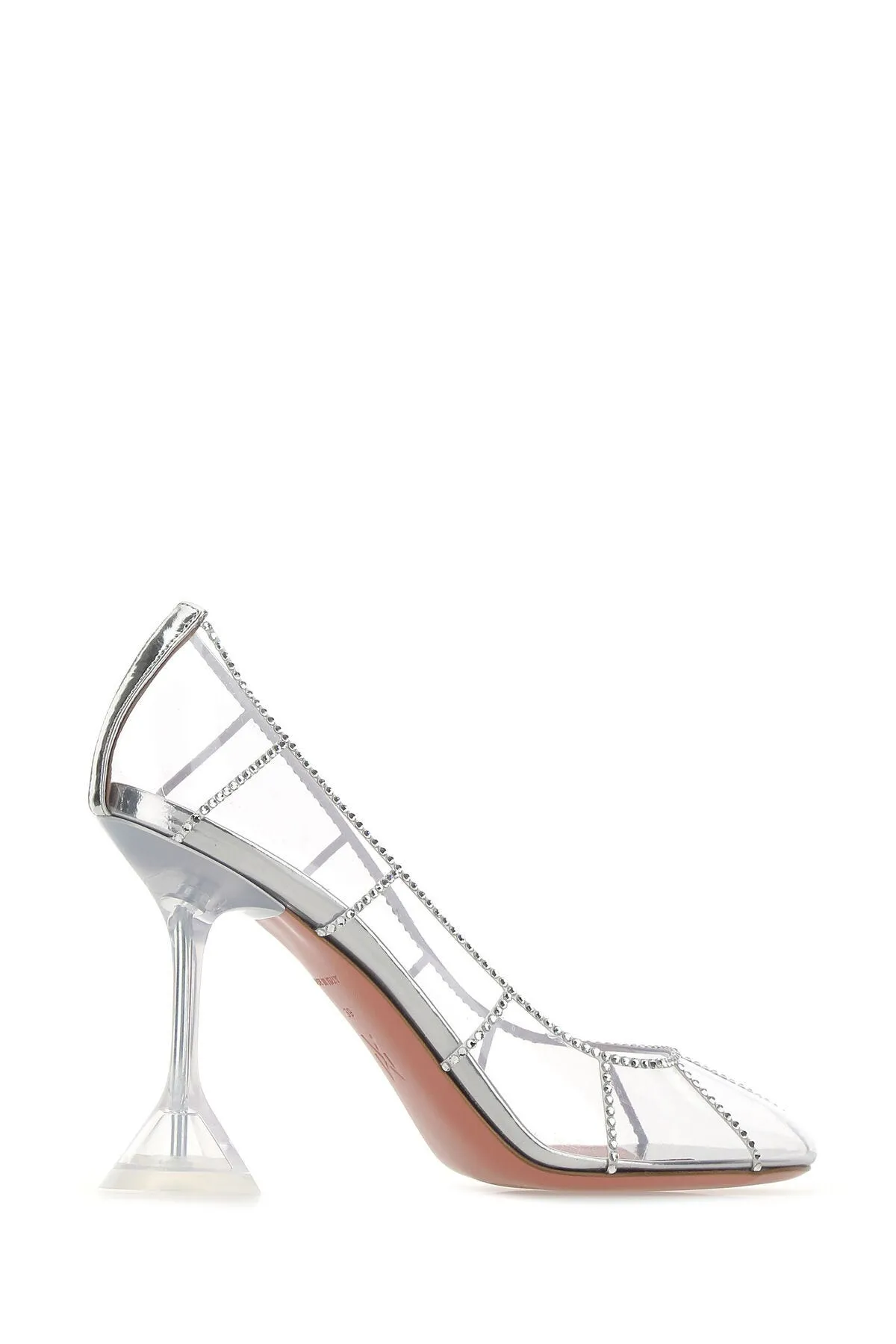 Embellished PVC Kitty pumps    