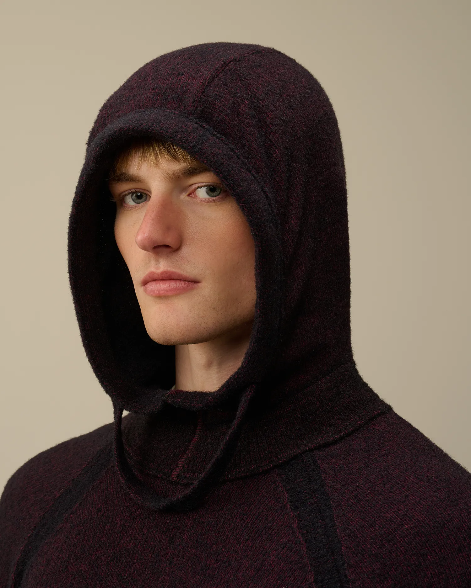 Fleece Knit Hooded Knit