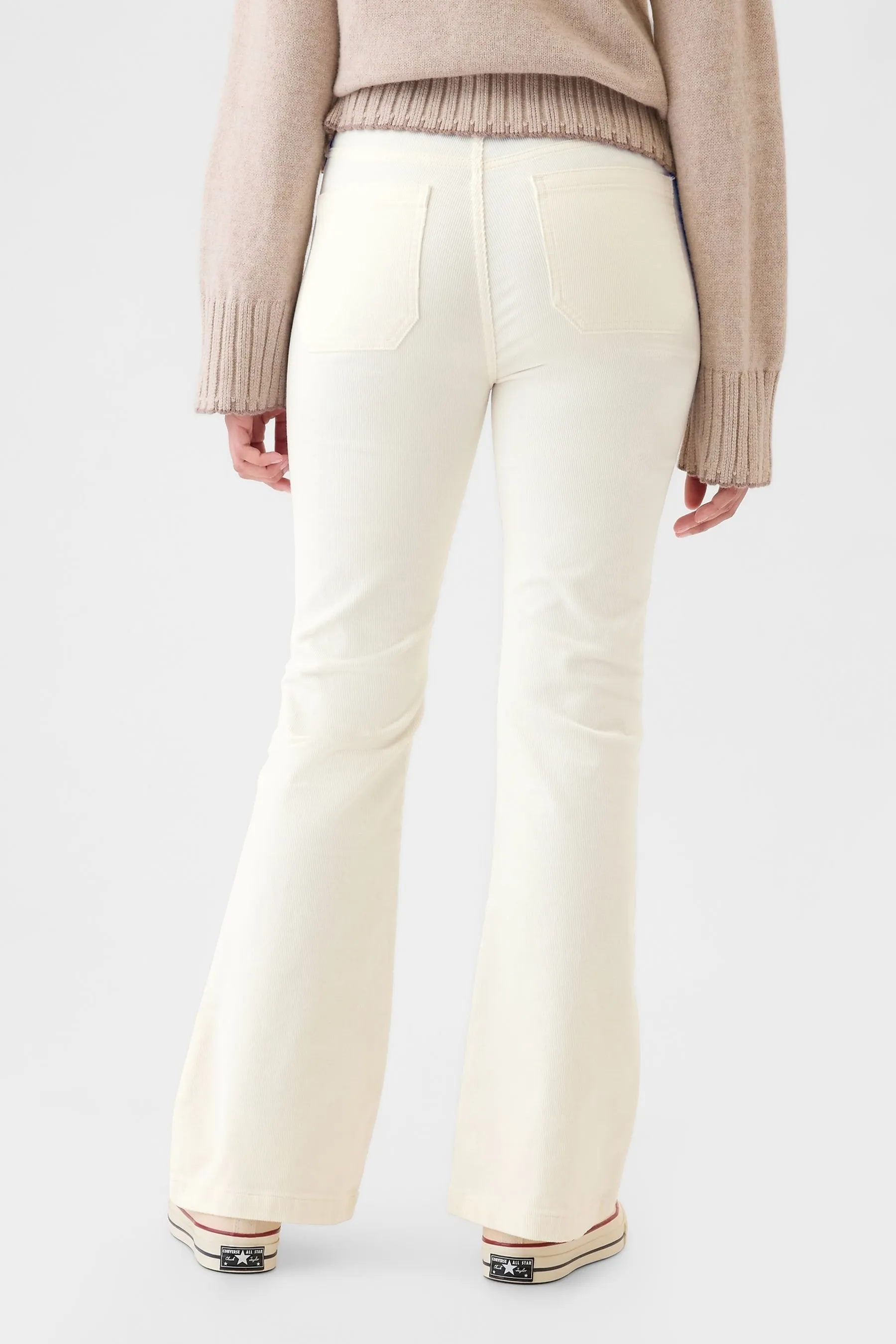 Gap High Waisted Corduroy 70s Flare Trousers    