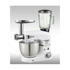HAUSBERG HB-7605 IMPASTATRICE ROBOT, FRULLATORE E TRITACARNE 5 LITRI 1000W 3 IN 1