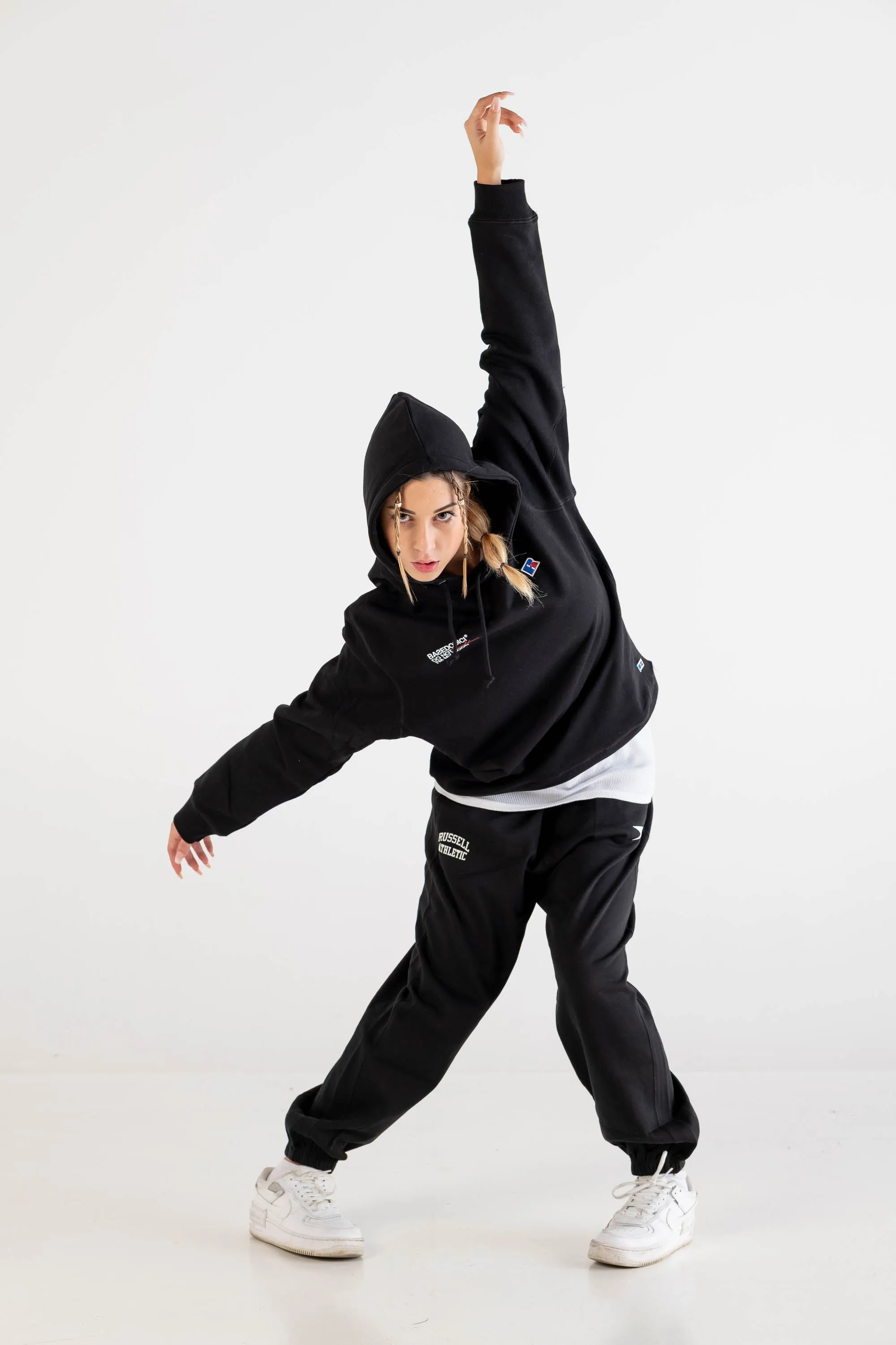 Hoodie “RUSSELLxBASEDODICI Collab Logo Black