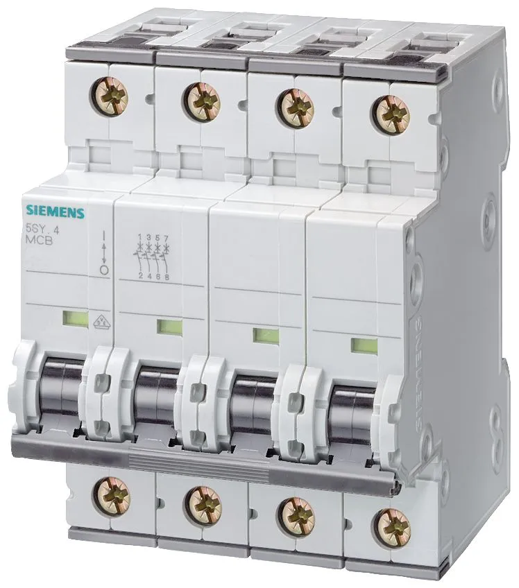 Interruttore magnetotermico Siemens, 4P 63A, Tipo C