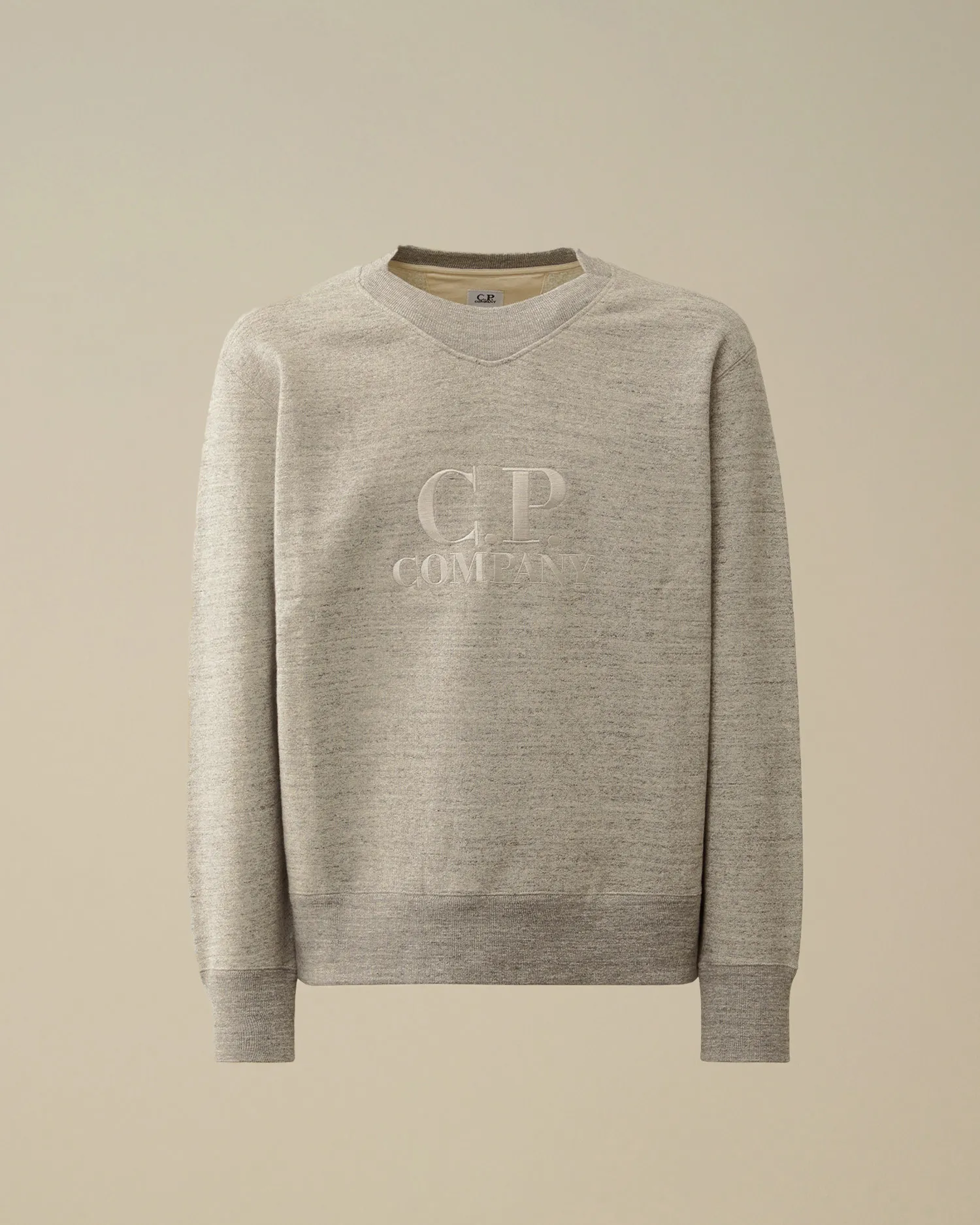 Japanese Mélange Fleece Logo Crewneck Sweatshirt