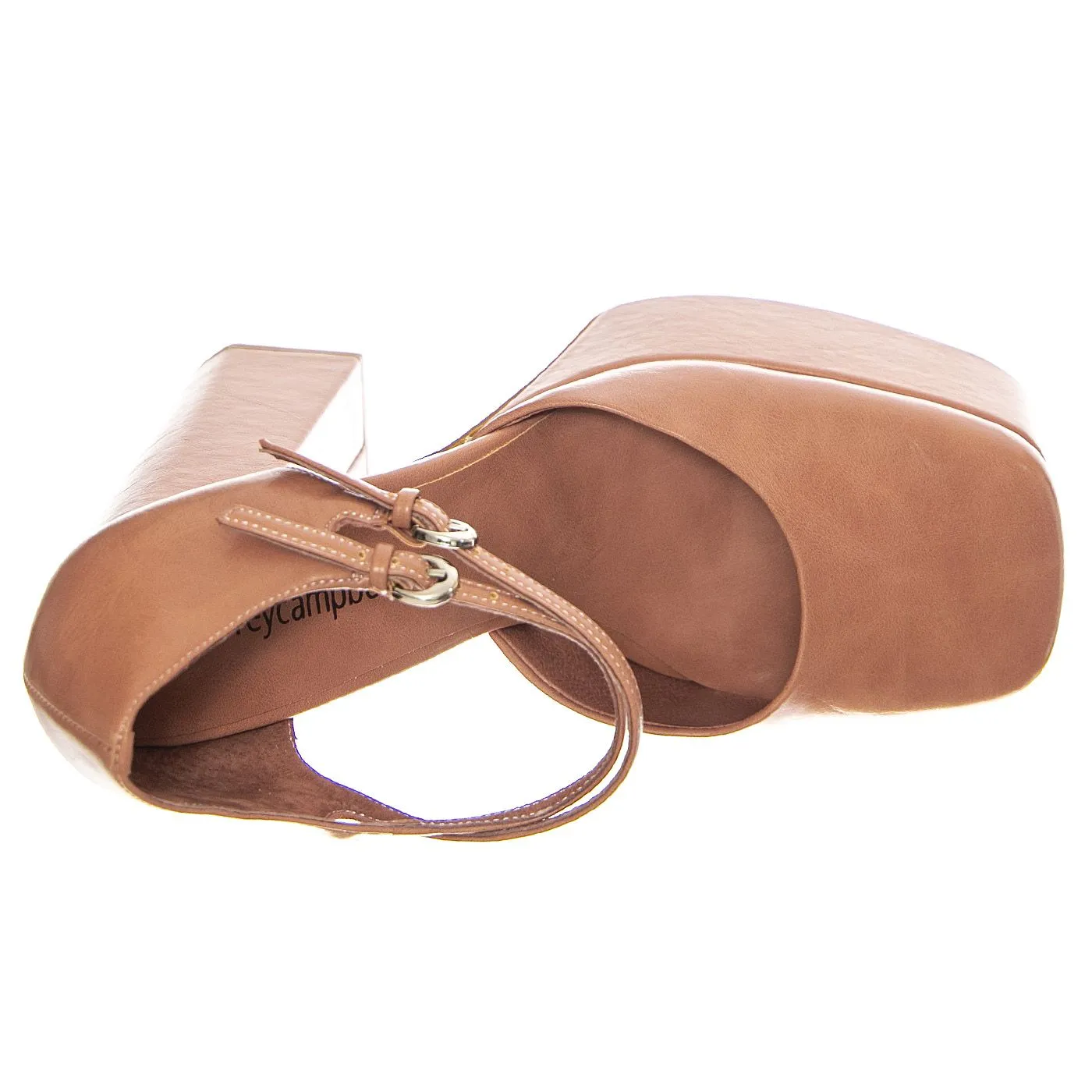 Jeffrey Campbell W' Leila Blush Patent - Scarpe Donna Marroni    
