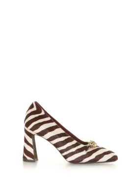 Jessa zebra pumps with accessory