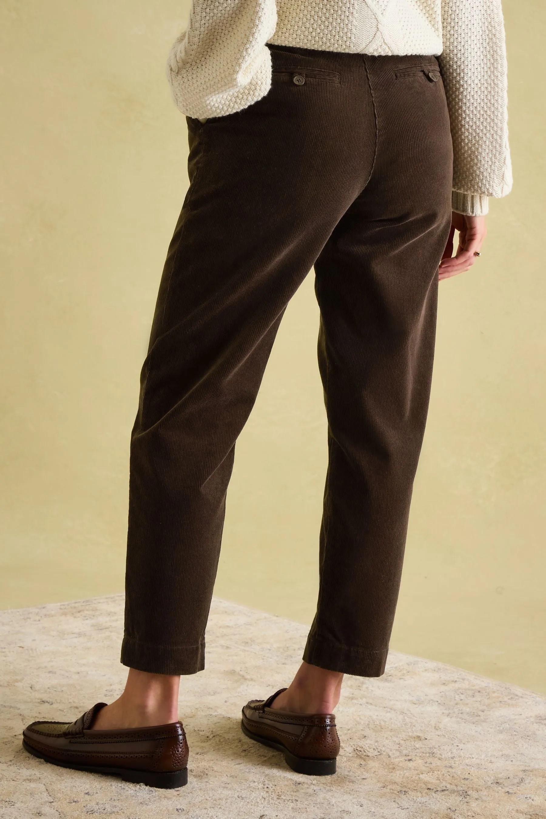 Joules Calla Corduroy Tapered Trousers    