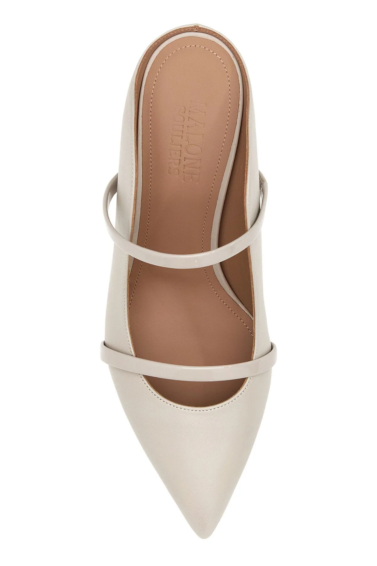 Light pink leather Maureen 70 pumps    