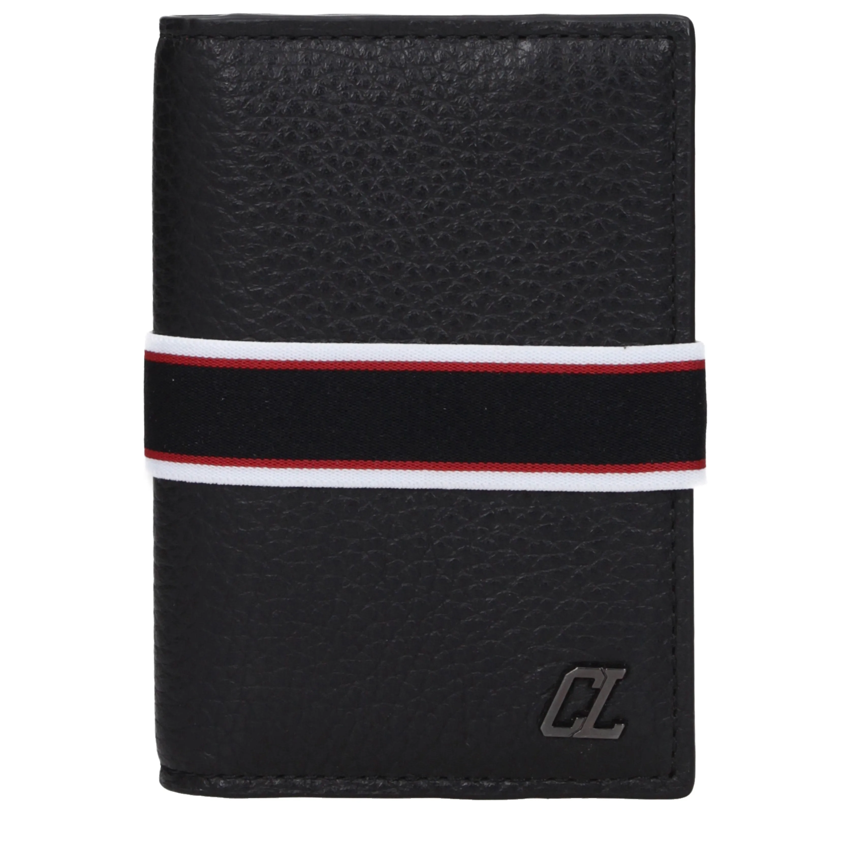 Louboutin Portadocumenti Fav Uomo Pelle Nero/Rosso
