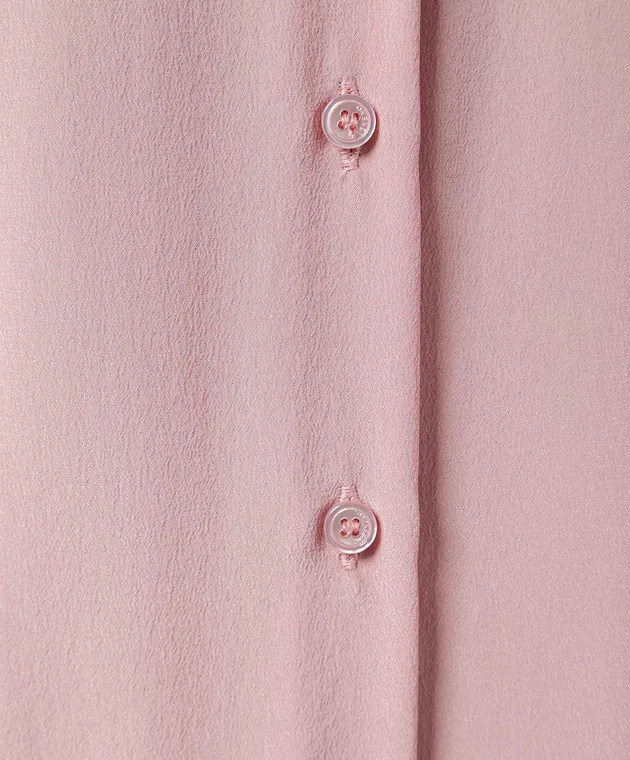 Max Mara Weekend Blusa rosa GEO in seta GEO