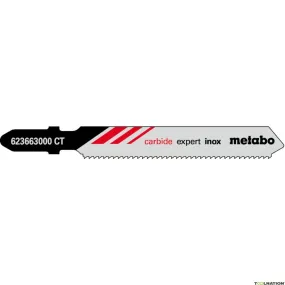 Metabo Accessori 623663000 Lame per seghetto alternativo (3 pezzi) 57/1,4 mm HM