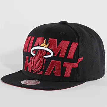 Miami Heat NBA Cappellino Snapback integrale HHSS7646 Nero