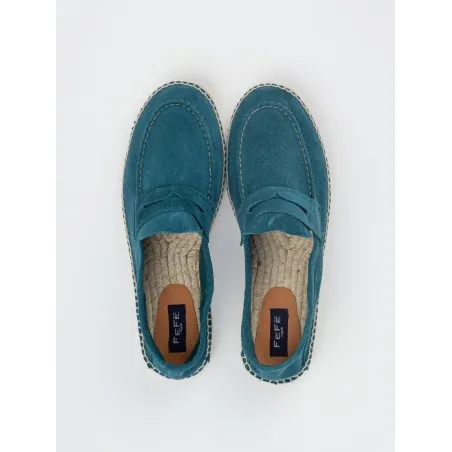 MOCASSINO SUEDE VERDE BOTTIGLIA