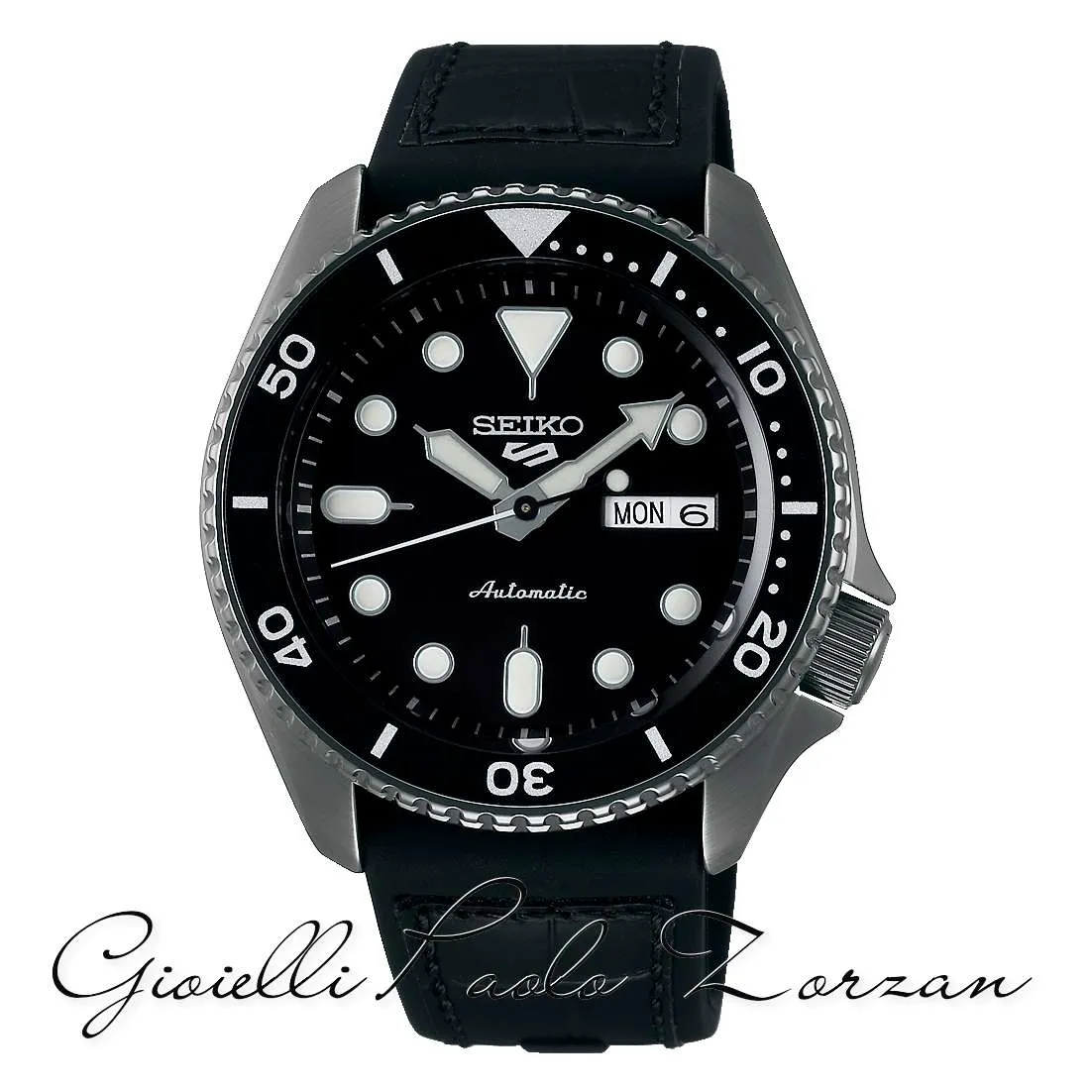 Orologio Seiko 5 Sports ref. SRPD65K3 Sports Style Automatic Quadrante Nero