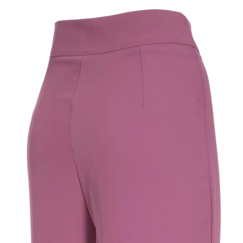 Pantalone a palazzo rosa 