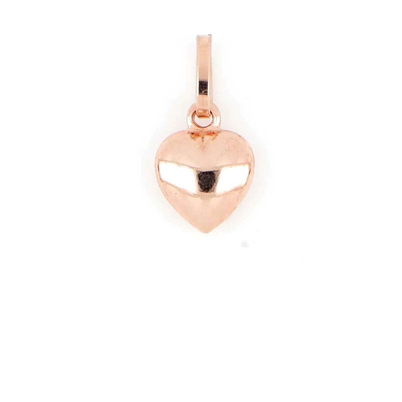 Pendente cuore bombato in oro rosa DZPEN1080