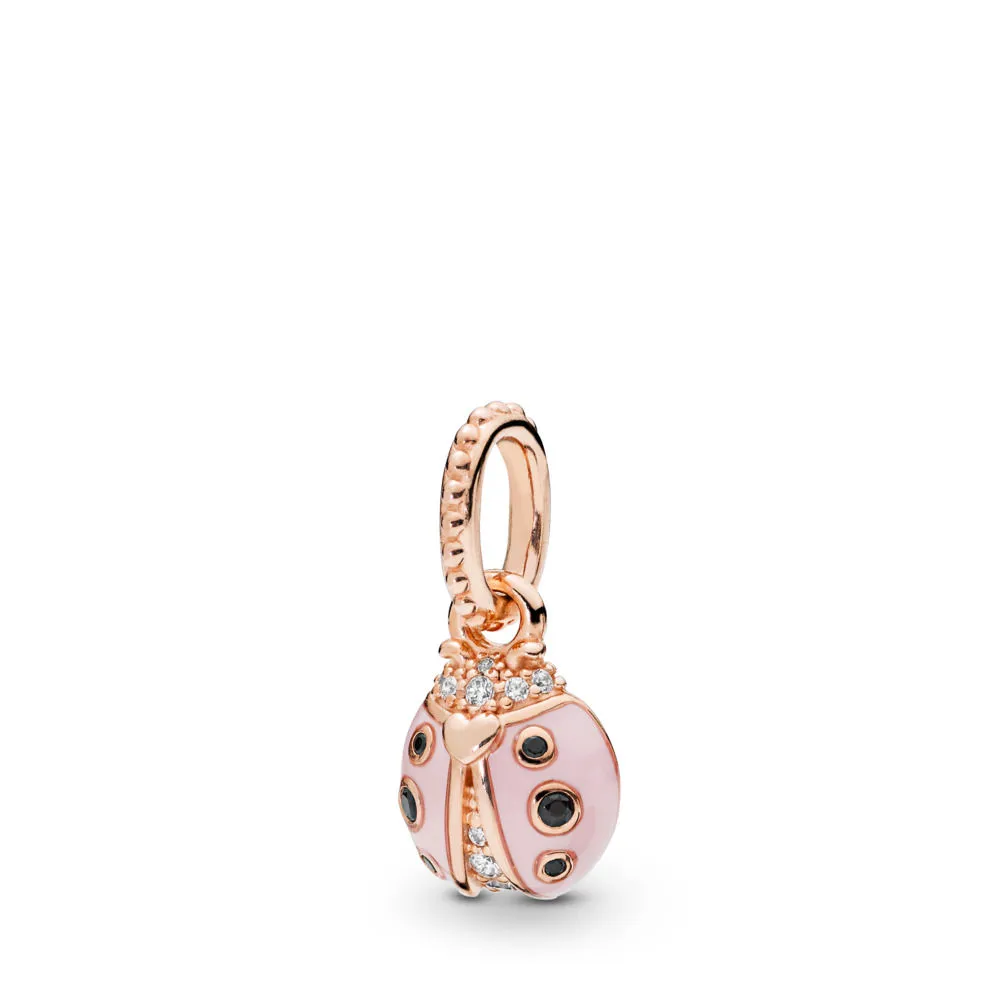 Pendente Pandora Coccinella Rosa Portafortuna 387909EN160