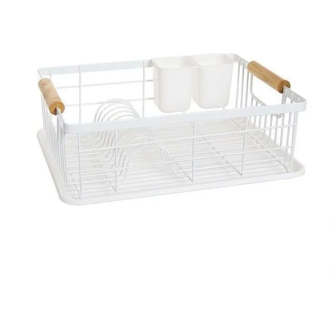 Portapiatti 42 x 30 x 15 cm bianco