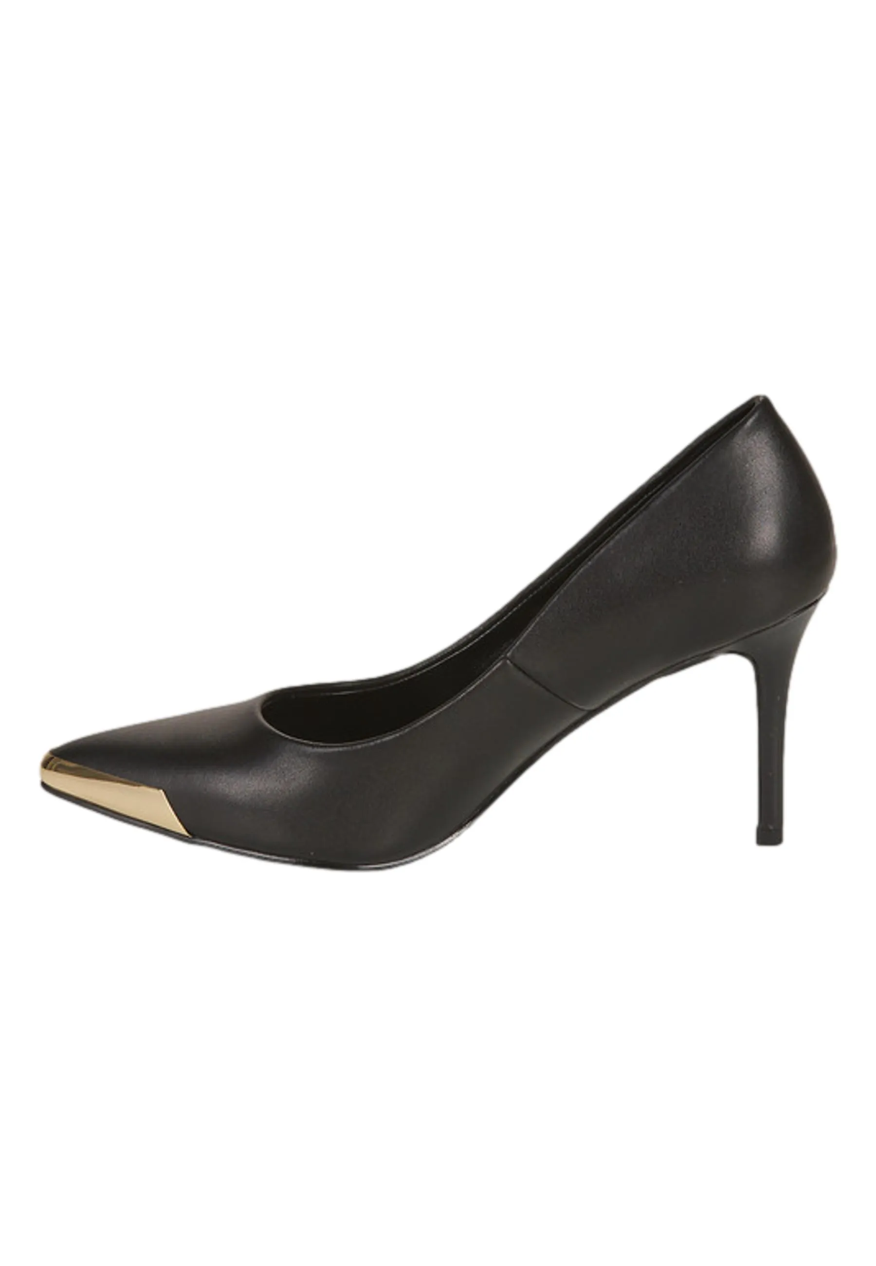 Pumps con punta metallizzata
