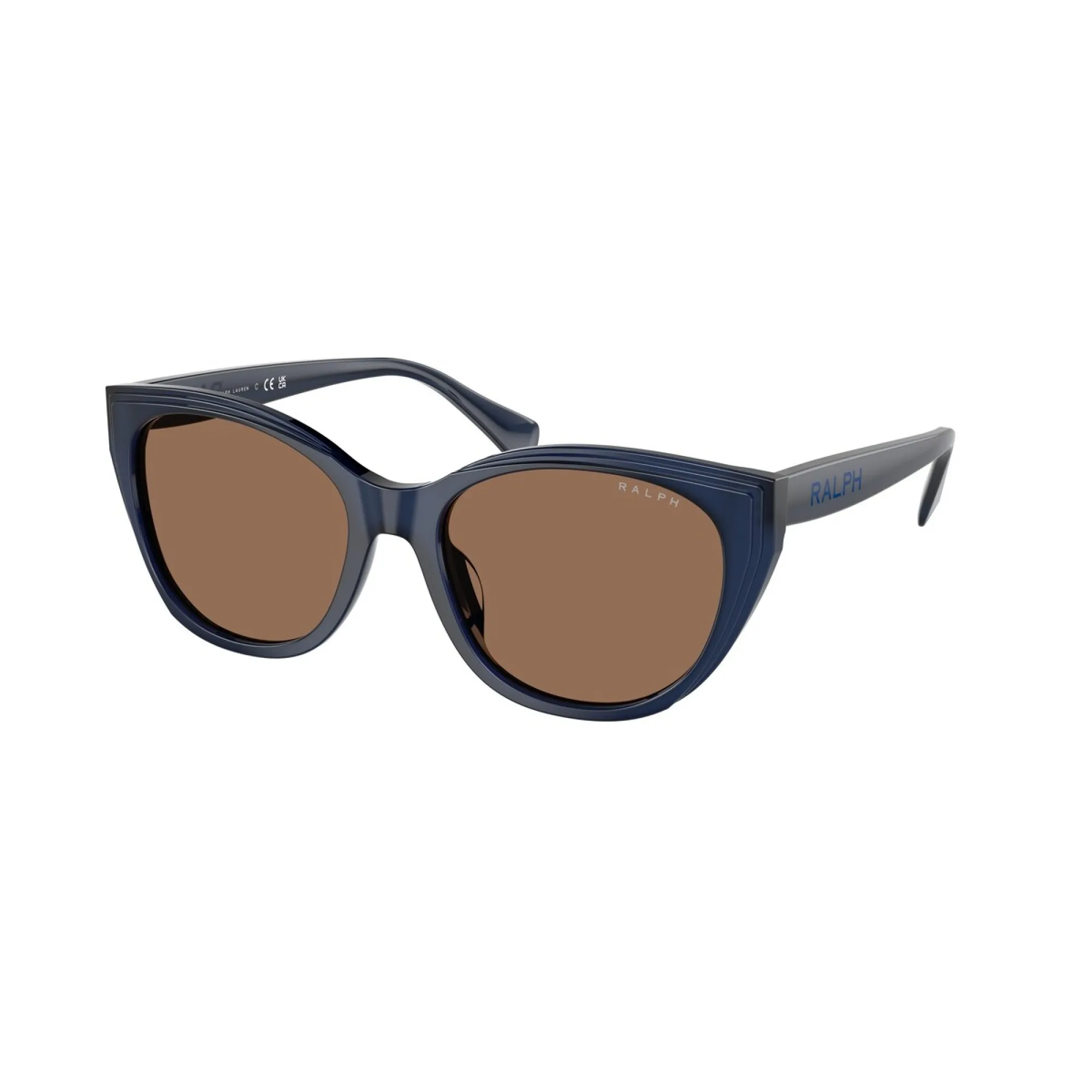   Ralph Lauren RA 5324U - 605973 Blu Opalescente Trasparente Lucido | Occhiale Da Sole Donna 