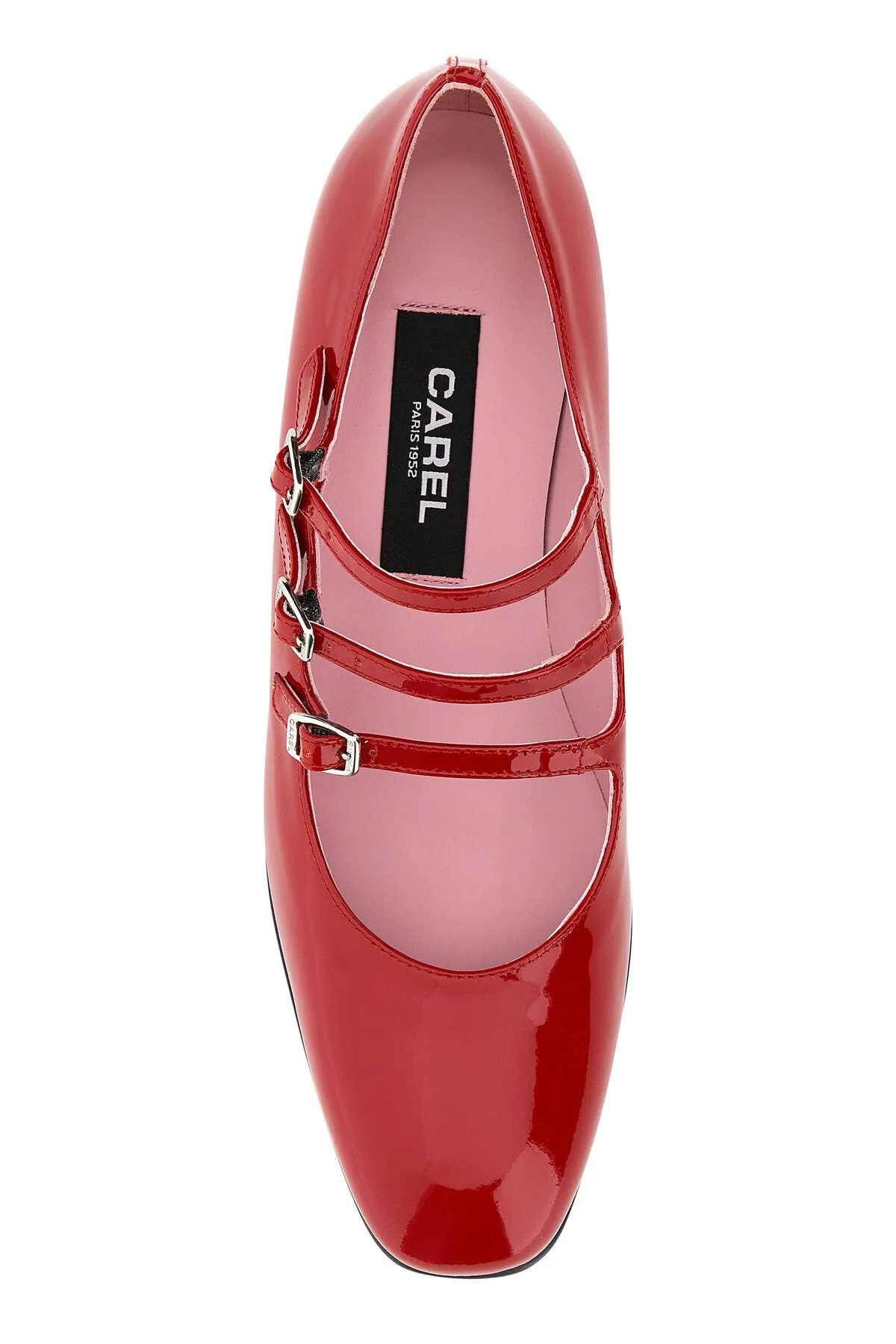 Red leather Kina pumps    