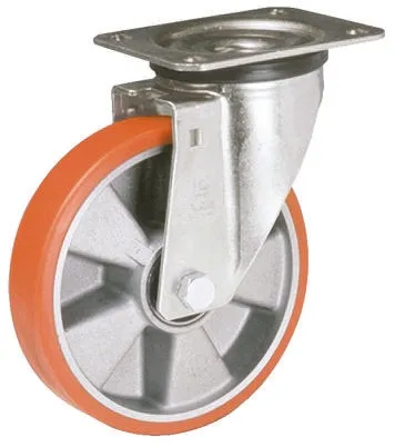 Ruota per carrelli orientabile LAG in Poliuretano, Ø 125mm, 200kg
