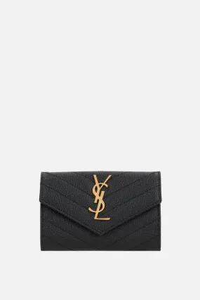  SAINT LAURENT portafogli Cassandre Envelope small in pelle matelassé 