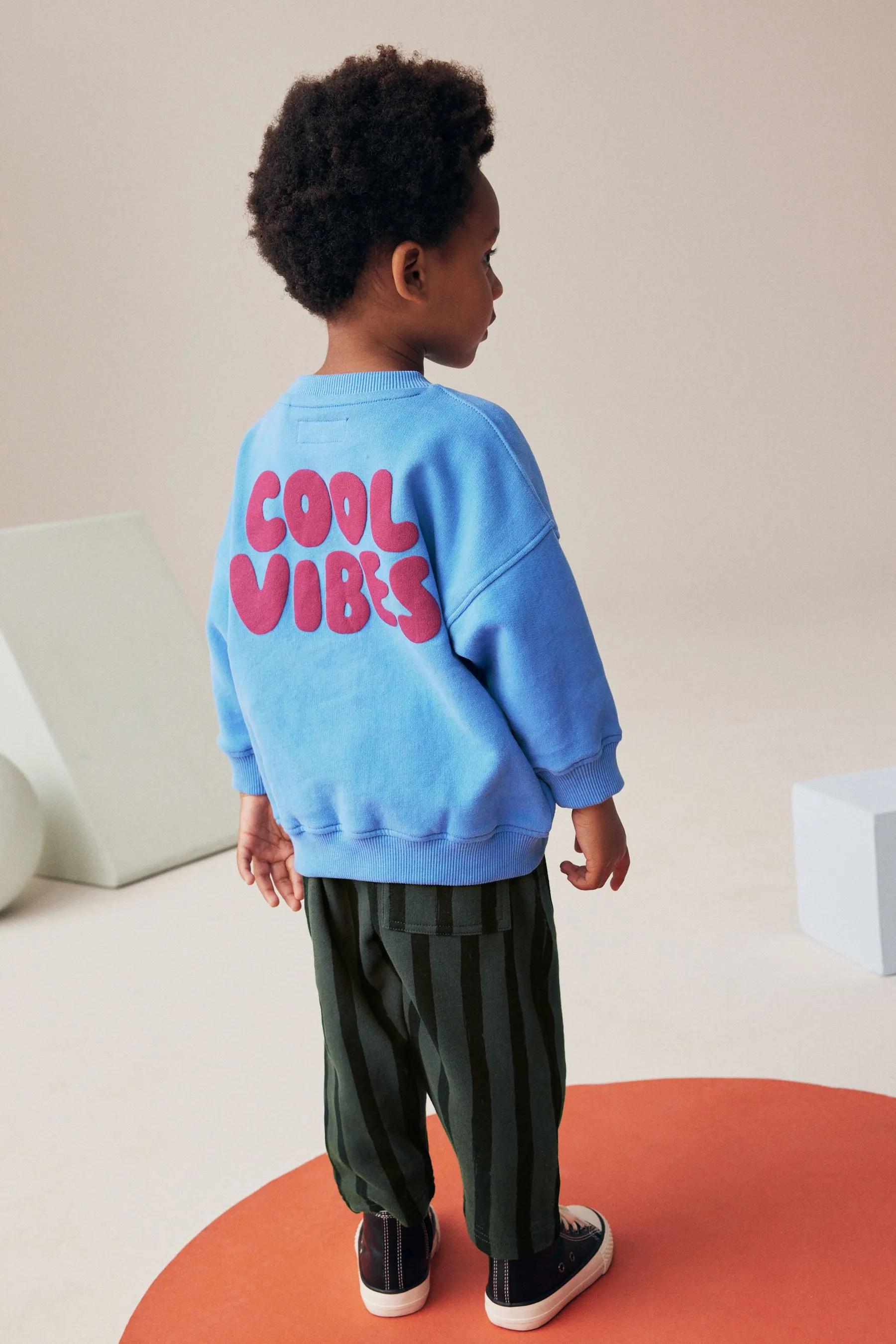 Set Felpa E A righe Joggers (3mesi -7anni)    