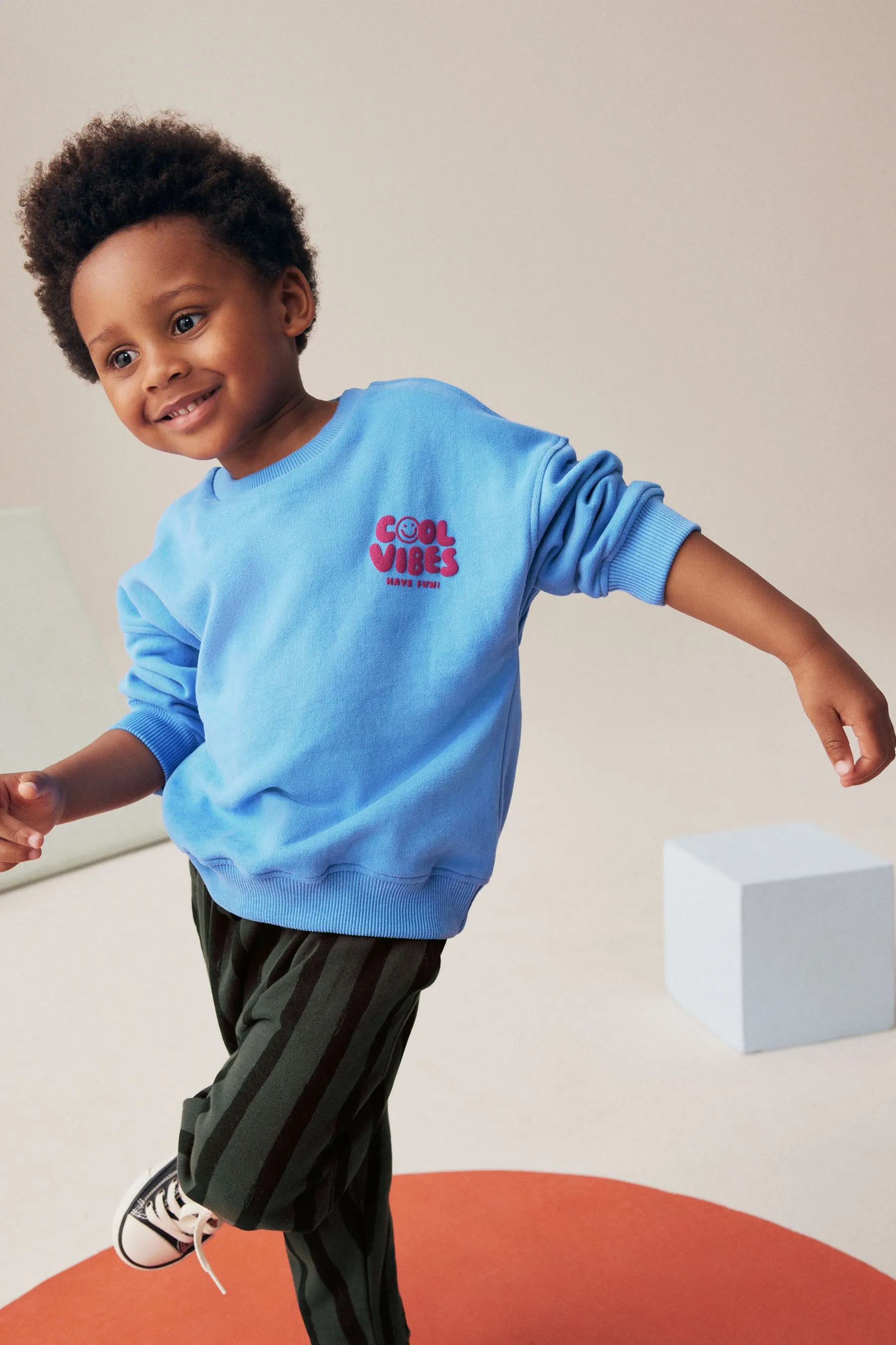 Set Felpa E A righe Joggers (3mesi -7anni)    