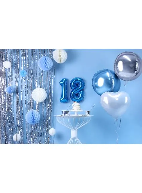 Sfera blu cielo di 20 cm nido d'ape