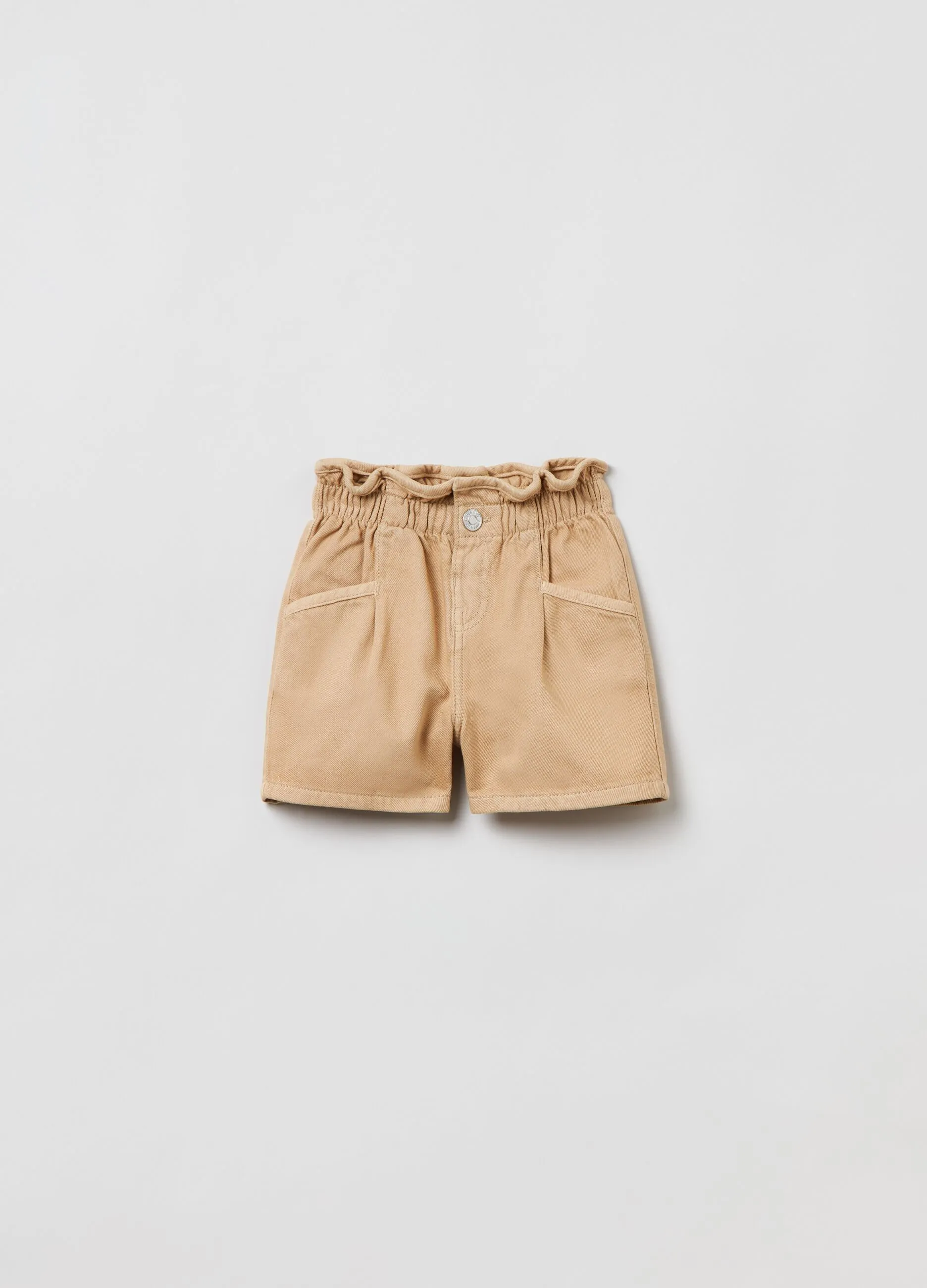 Shorts paper bag con tasche