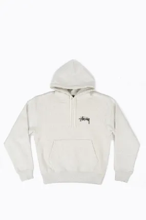 STUSSY IST LION HOODIE ASH HEATHER