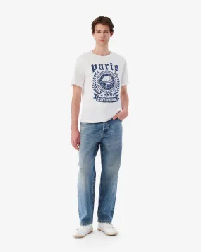 T-SHIRT GIROCOLLO CON STAMPA RIDA