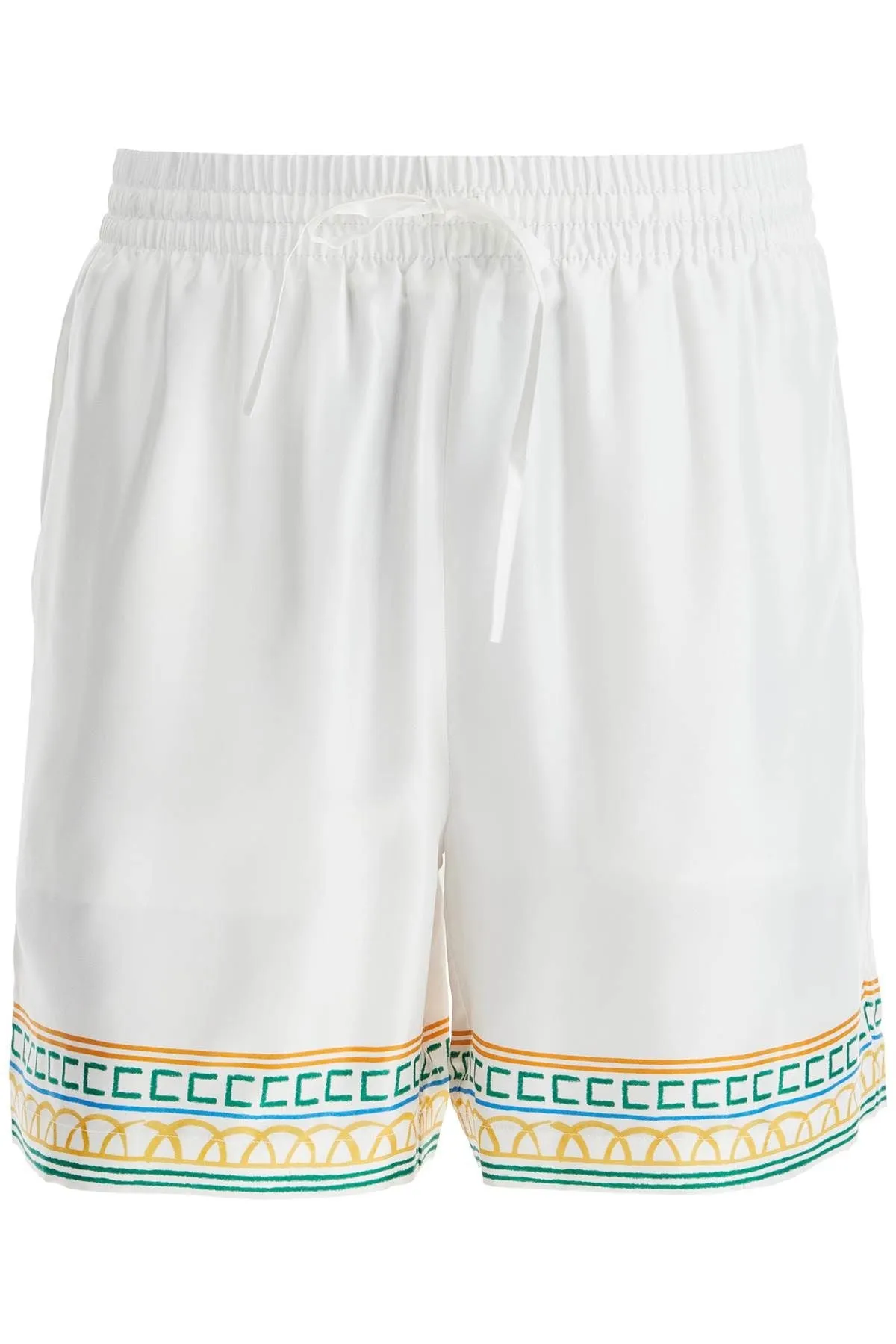 Tempio di pastello di Casablanca Silk Bermuda Shorts