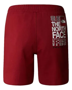 The north Face – shorts coordinates rosso