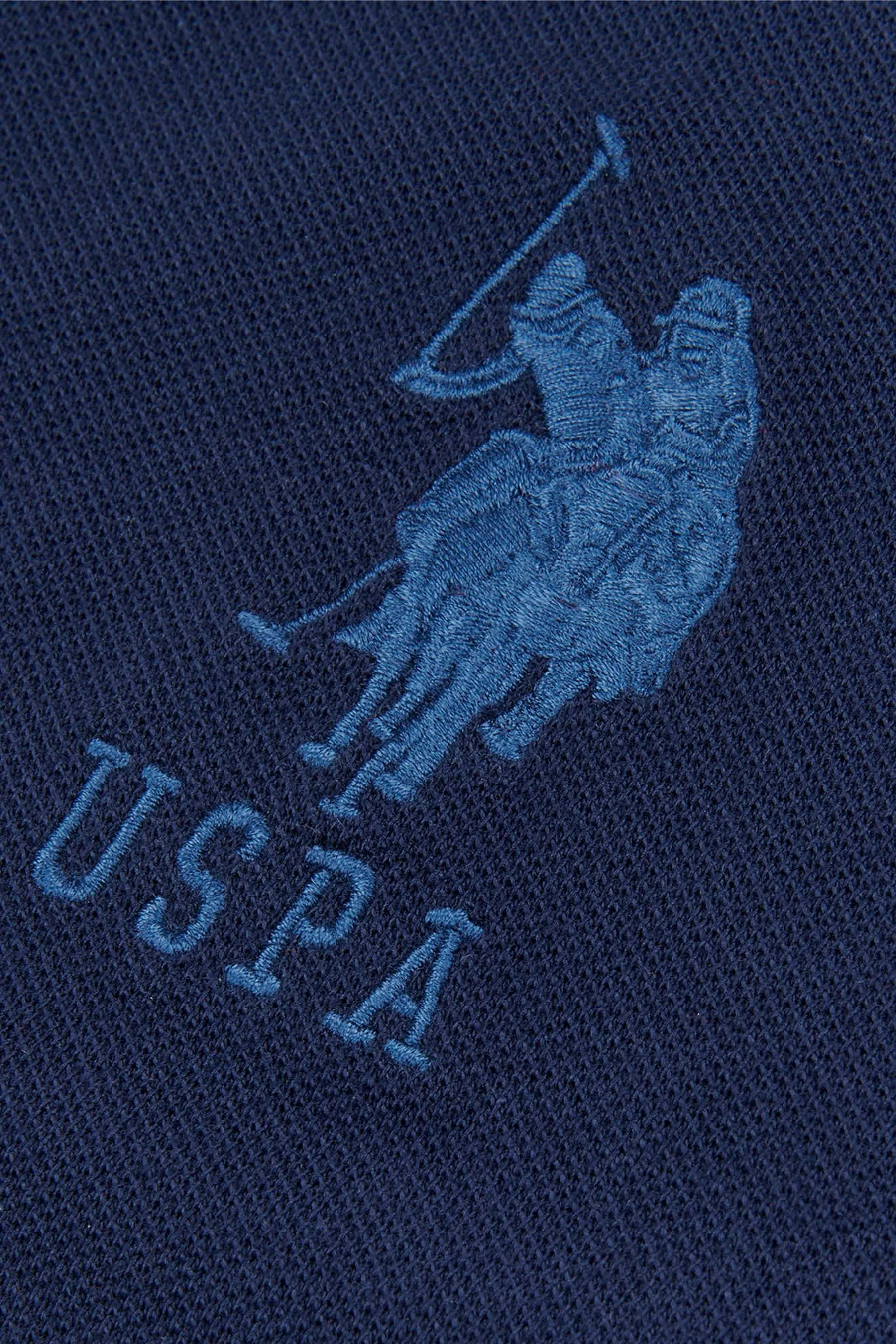 U.S. Polo Assn. Big & Tall Mens Player 3 Logo Pique Polo Shirt    