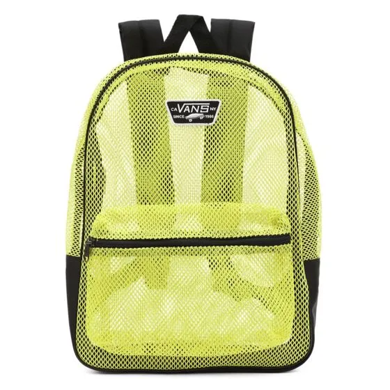 Vans Mesh New Skool Backpack Evening Primrose - Zaino Giallo    